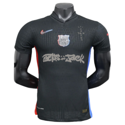Barcelona X Travis Scott Away Shirt Soccer Jersey 24-25