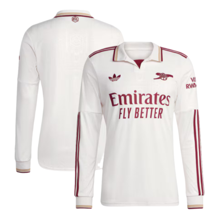 Arsenal Third Away Long Sleeve Football Jersey 2025-2026  Fan version