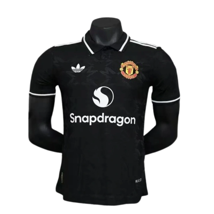 24-25 Manchester United Player Version Black POLO Shirt